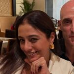 Tabu and Mark Strong shared posts as they met in Mumbai.