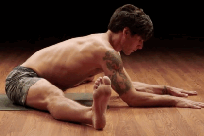 How to stretch pancakes (sitting wide front folding)