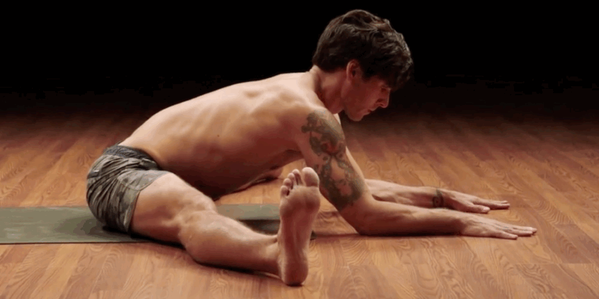How to stretch pancakes (sitting wide front folding)