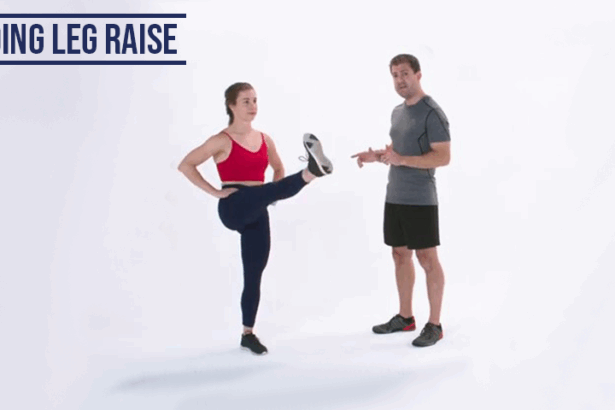 How to raise standing legs exercise